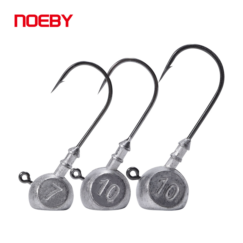 Fishing Hook Offset - Noeby Jig Head 7g 10g 1/0