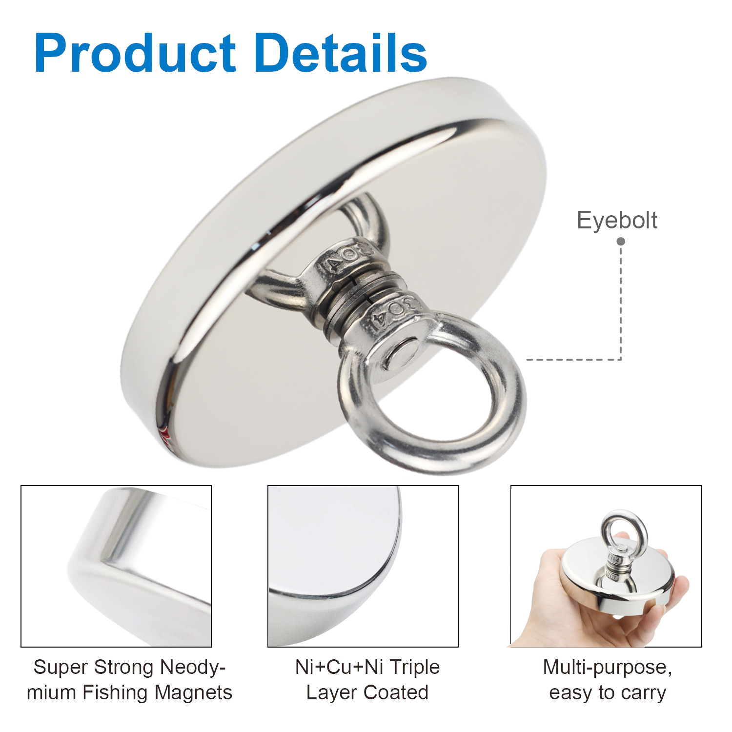 D90 Pull Max 350kg Super Stron - Fishing Hook Stainless Steel review and price