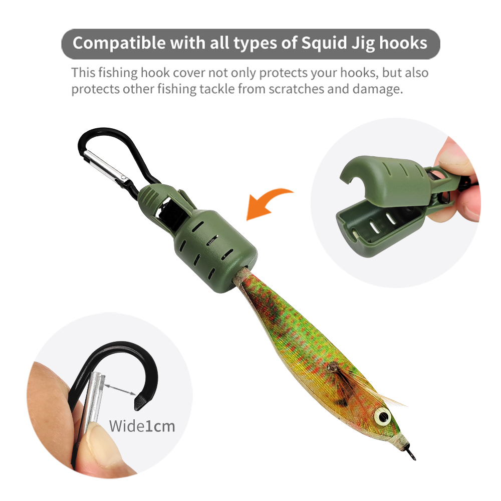 Squid Jig Hook Cover Durable P - Fishing Hook Jig review and price