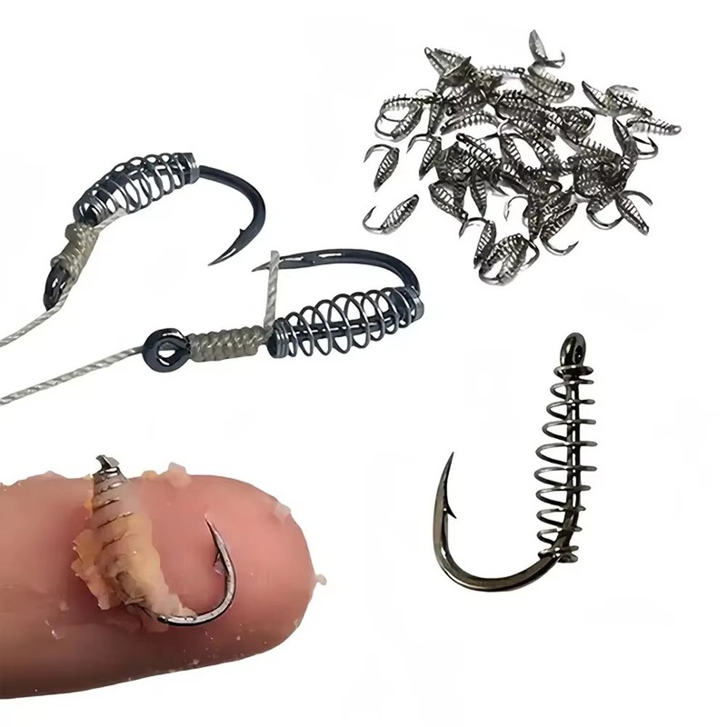 10-60PCS High Carbon Steel Spr - Fishing Hook Circle review and price