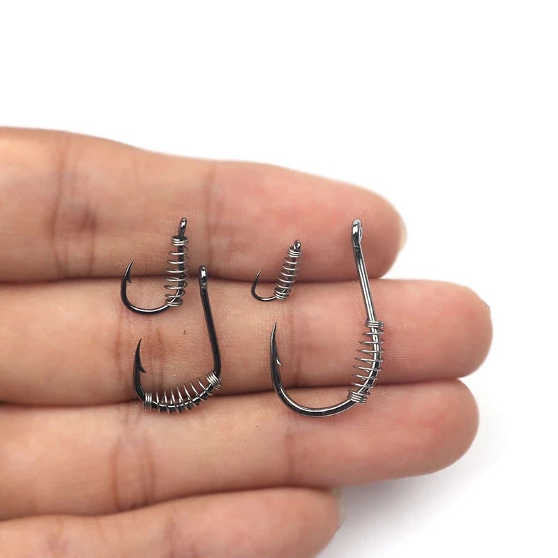 10-60PCS High Carbon Steel Spr - Fishing Hook Circle review and price