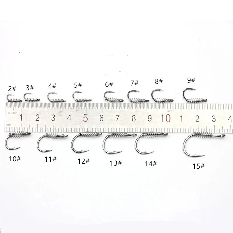 10-60PCS High Carbon Steel Spr - Fishing Hook Circle review and price