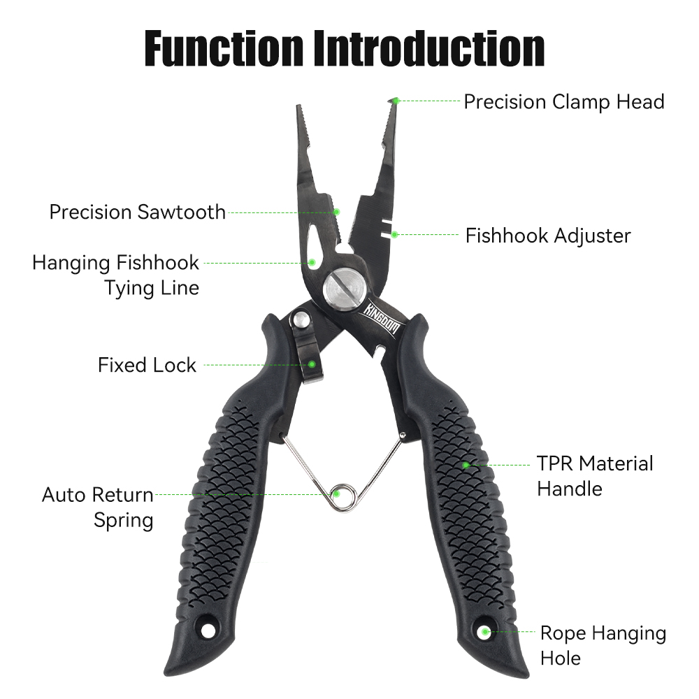Kingdom Fishing Pliers Multifu - Fishing Hook Sharpener review and price