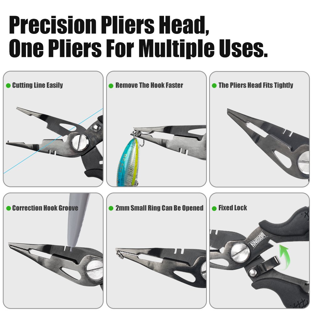 Kingdom Fishing Pliers Multifu - Fishing Hook Sharpener review and price