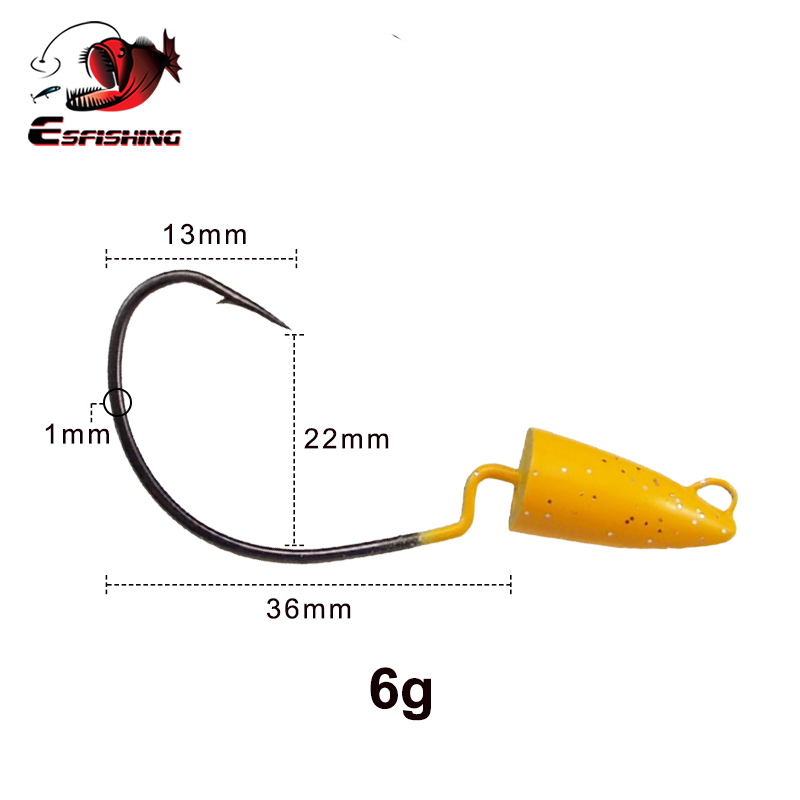 ESFISHING Offset Hook High Str - Fishing Hook Offset review and price