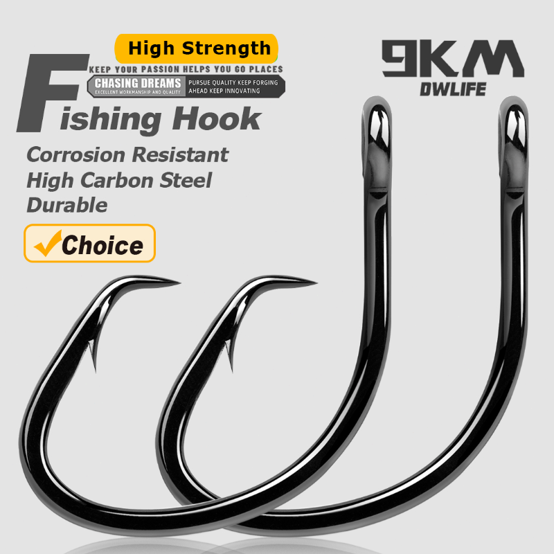 9KM Circle Hooks 25~50Pcs Salt - Fishing Hook Offset review and price