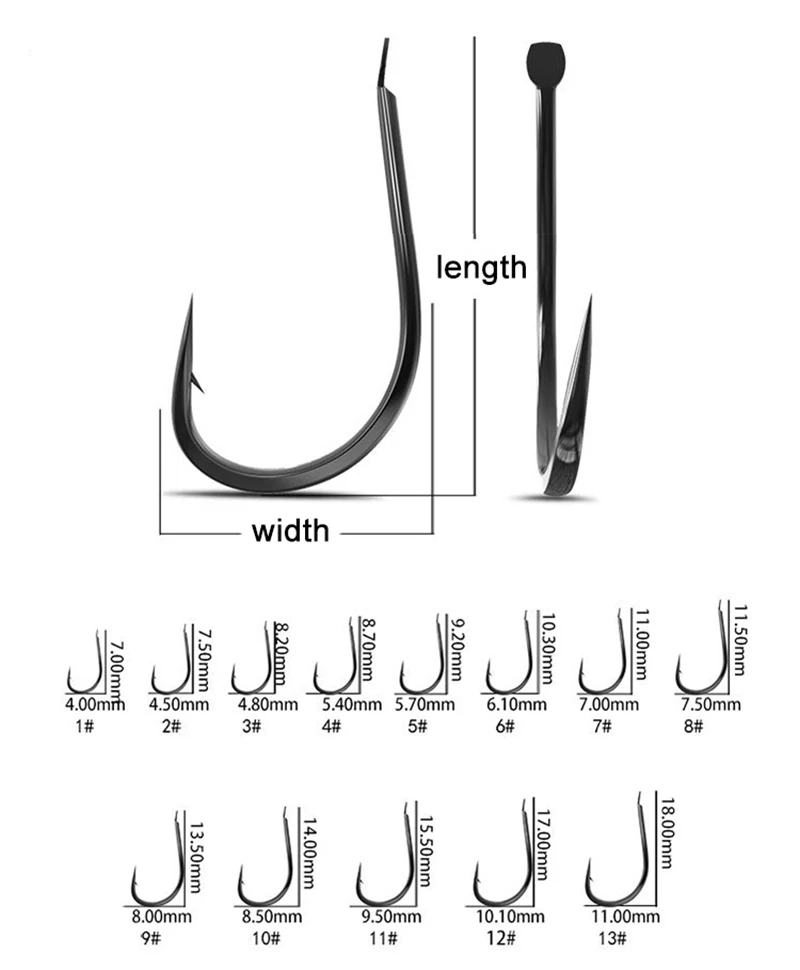 50PCS Small Fishing Hooks High - Fishing Hook Barbless review and price