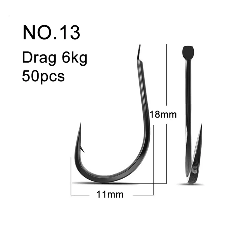 50PCS Small Fishing Hooks High - Fishing Hook Barbless review and price