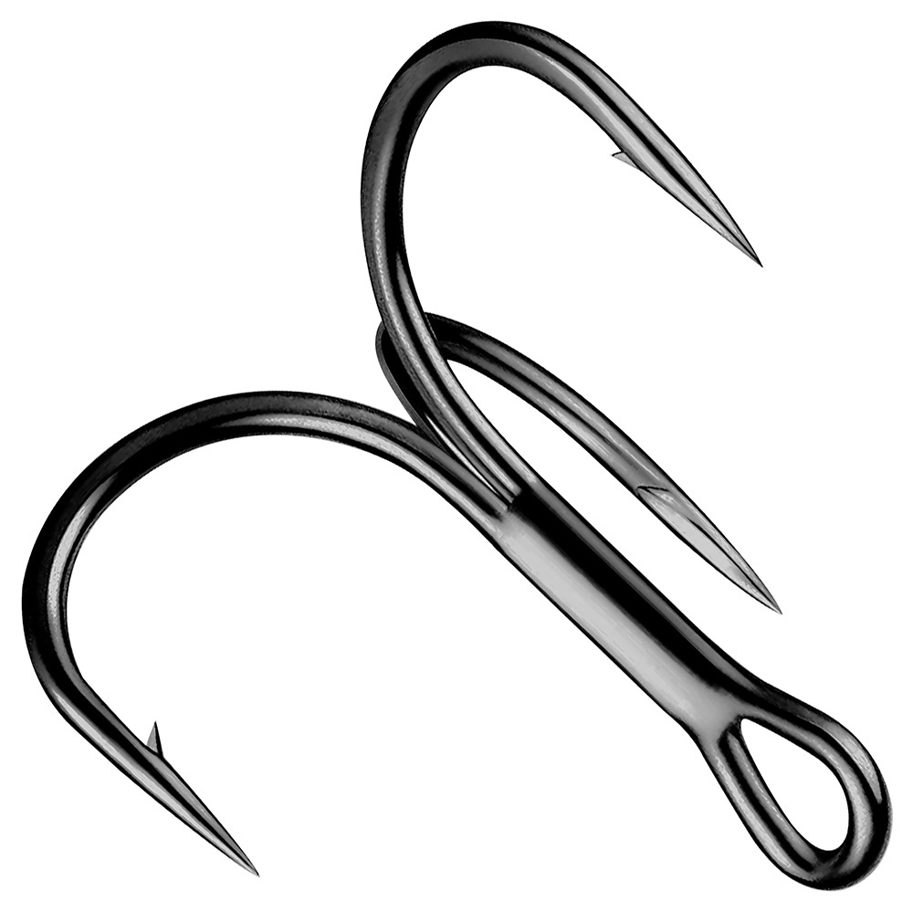 Huge Treble Hooks 4X Strong 1# - Fishing Hook Offset review and price